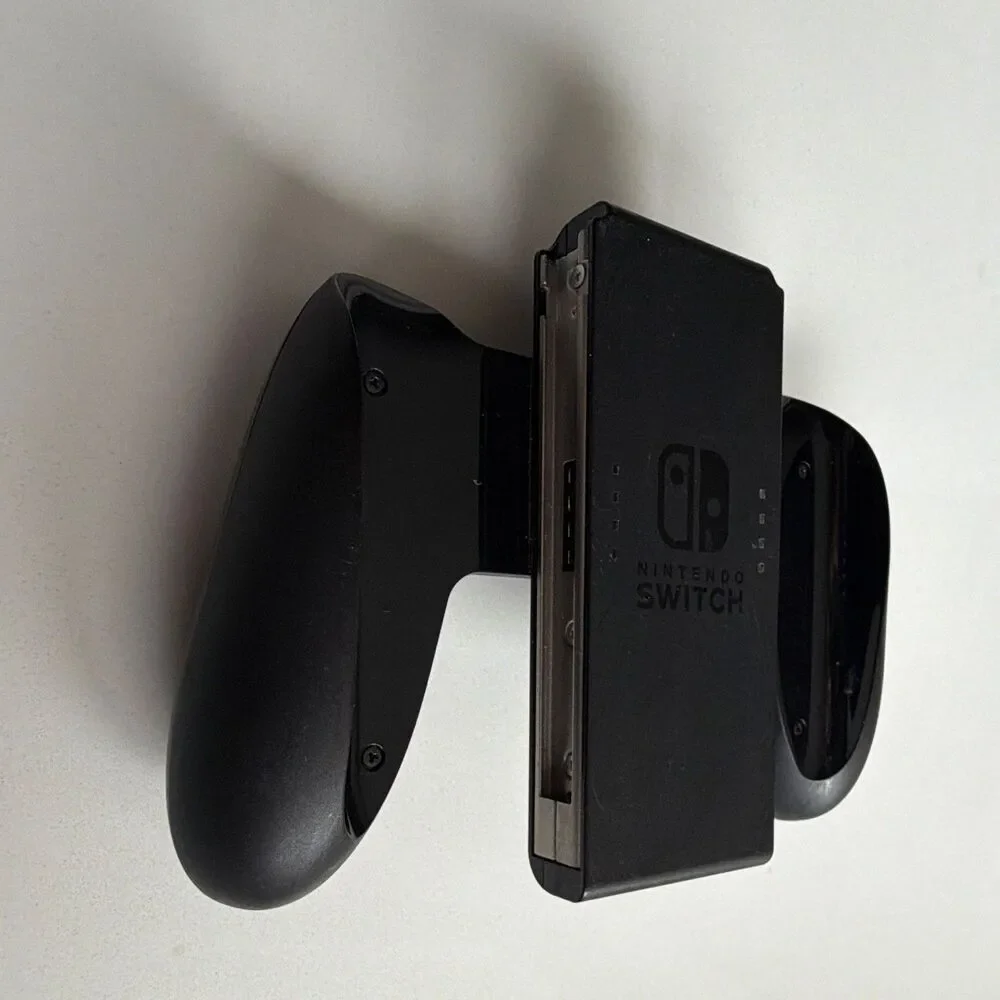 Nintendo Joy-Con Grip Controller Attachment Ergonomic for Switch Black Plastic